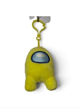 Yellow Aong Us Plush Keychain Accessory